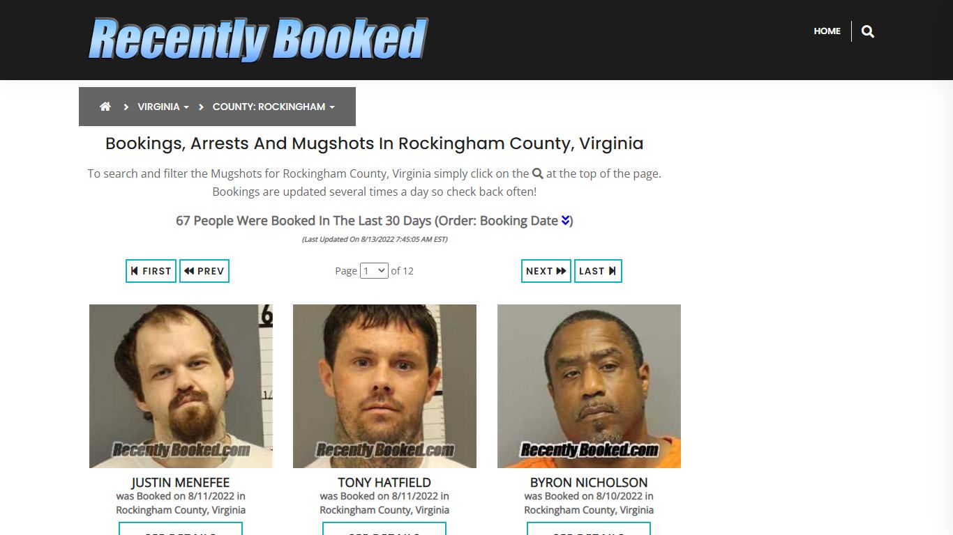 Recent bookings, Arrests, Mugshots in Rockingham County ...